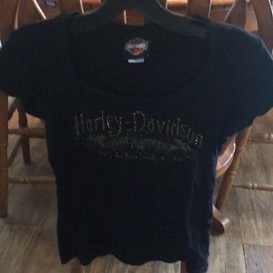 Small Harley Davidson tee.